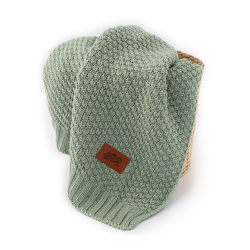 Strikket tæppe/blanket til børn i bomuld/ bamboo fra MytrendyHome.dk