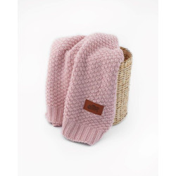 Strikket tæppe/blanket til børn i bomuld/ bamboo fra MytrendyHome.dk