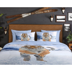 Flonel Sengesæt Zelda med Tiger fra MytrendyHome.dk