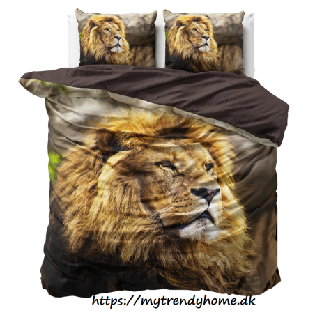 Sengesæt Lion i 100% bomuld med løve på fra MyTrendyHome.dk