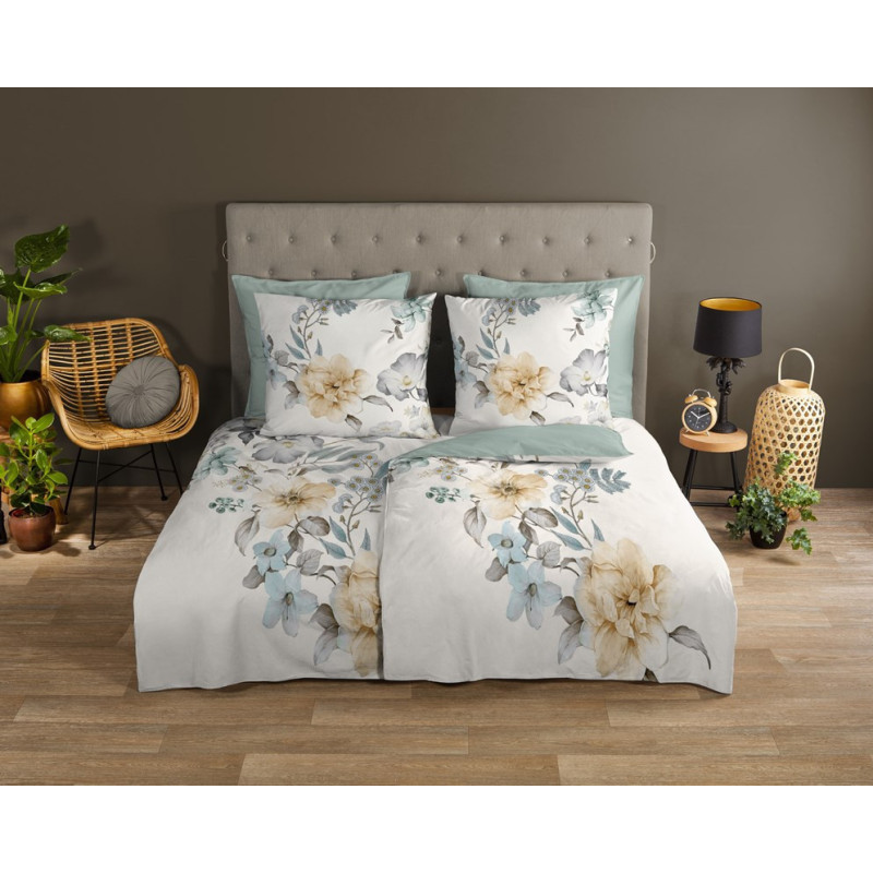 Sengesæt Celina i 100% bomuld med blomster fra MyTrendyHome.dk