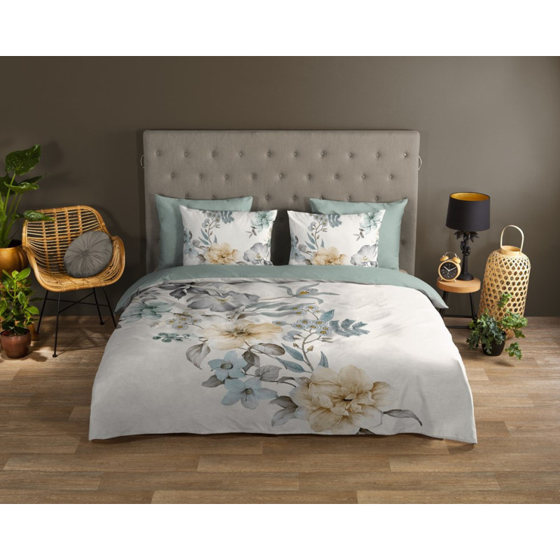 Sengesæt Celina i 100% bomuld med blomster fra MyTrendyHome.dk