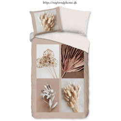 Sengesæt Kami i 100% bomuld med tørrede blomster fra MyTrendyHome.dk