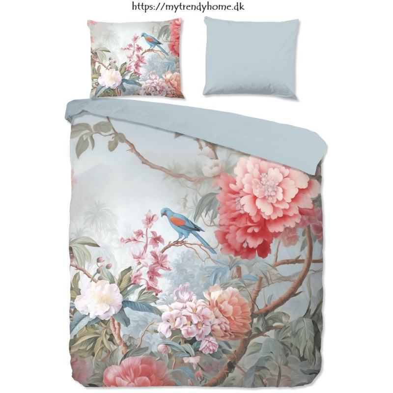 Sengesæt LBirdie i 100% bomuld med fugle og blomster fra MyTrendyHome