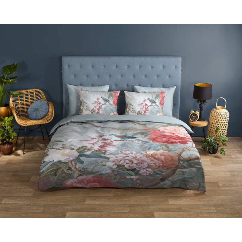 Sengesæt LBirdie i 100% bomuld med fugle og blomster fra MyTrendyHome