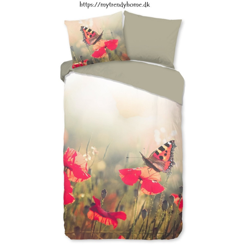 Sengesæt Poppies i 100% bomuld med blomster fra MyTrendyHome.dk