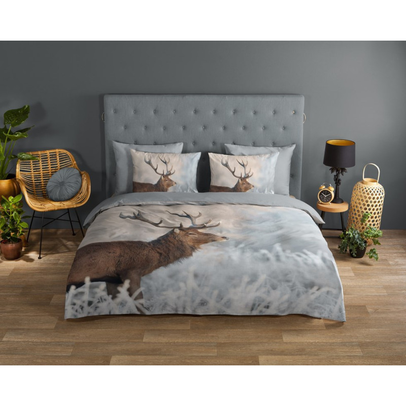 Sengesæt Wess i 100% bomuld med hjort på fra MyTrendyHome.dk