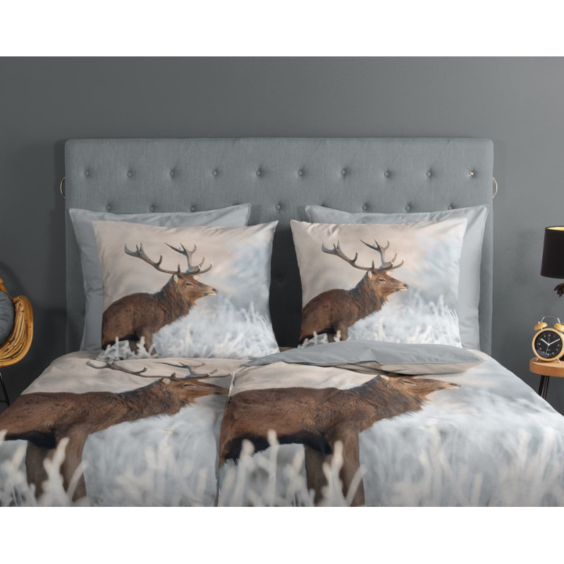 Sengesæt Wess i 100% bomuld med hjort på fra MyTrendyHome.dk