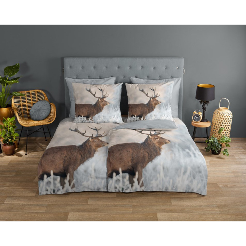 Sengesæt Wess i 100% bomuld med hjort på fra MyTrendyHome.dk