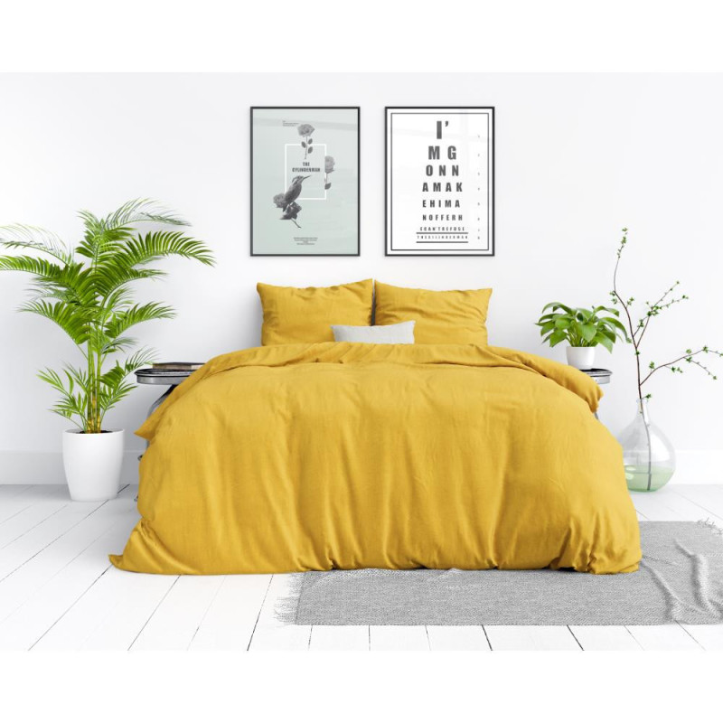 Sengesæt Stone washed i flere farver i 100% bomuld fra MyTrendyHome.dk
