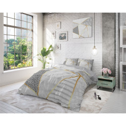 Sengesæt Graphic White i ren bomuld fra MyTrendyHome.dk