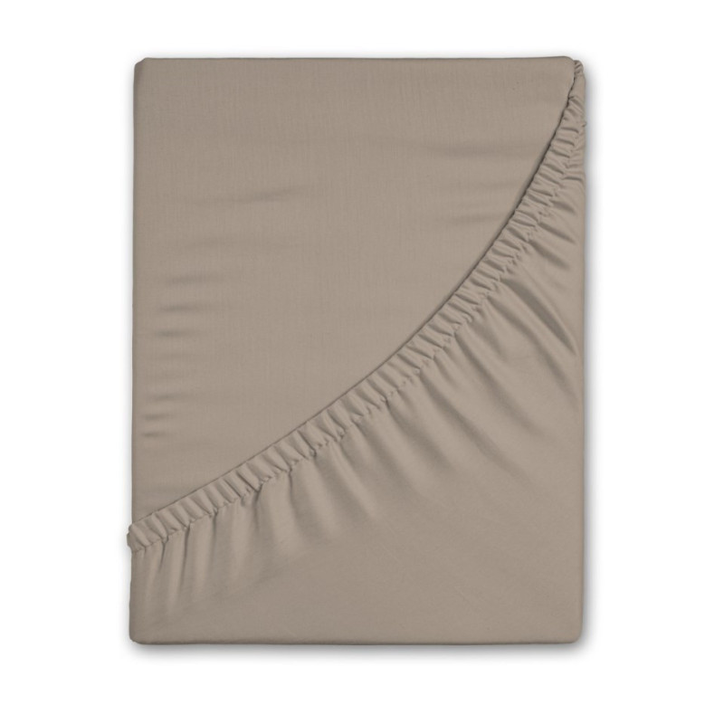Flonel Faconlagen Taupe100% bomuld fra MyTrendyHome.dk