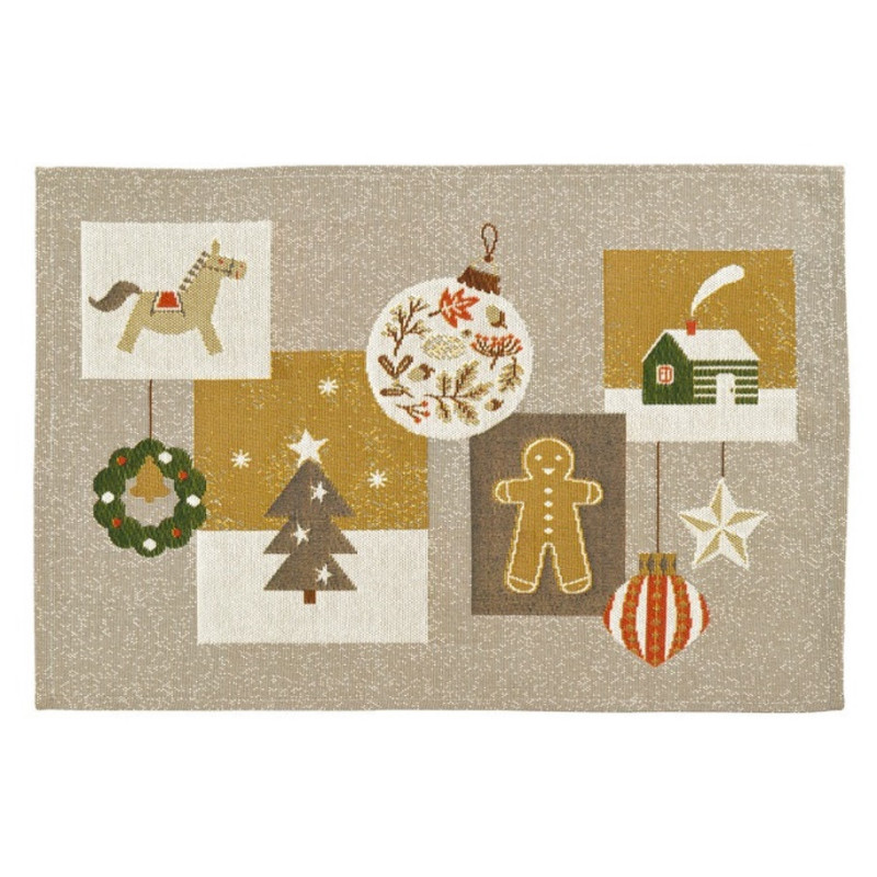 Dækkeserviet HOME 4 X-MAS med julemotiv fra MytrendyHome.dk