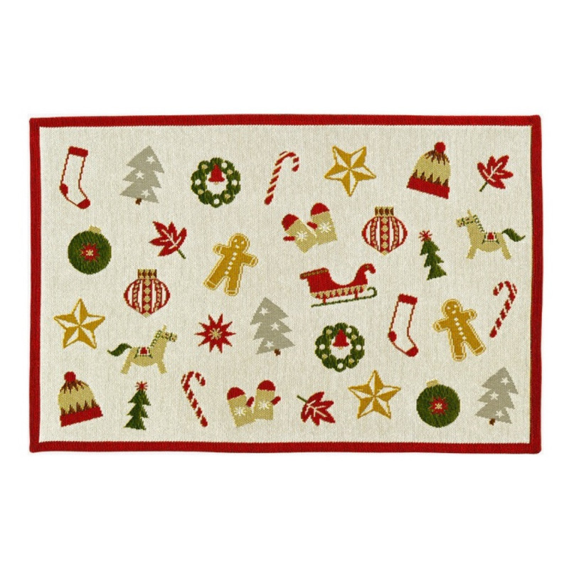 Dækkeserviet X-MAS WONDERS med julemotiv fra MytrendyHome.dk