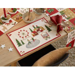 Dækkeserviet med julemotiv fra MytrendyHome.dk