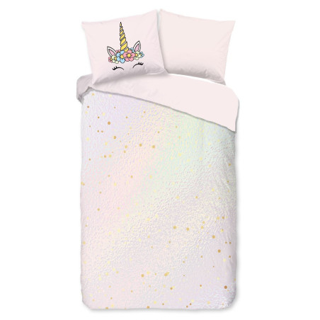 Sengetøj Unikorn Mandy, pink med Enhjørnet fra MyTrendyHome.dk