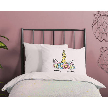 Sengetøj Unikorn Mandy, pink med Enhjørnet fra MyTrendyHome.dk