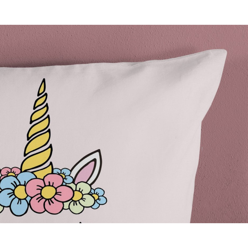 Sengetøj Unikorn Mandy, pink med Enhjørnet fra MyTrendyHome.dk