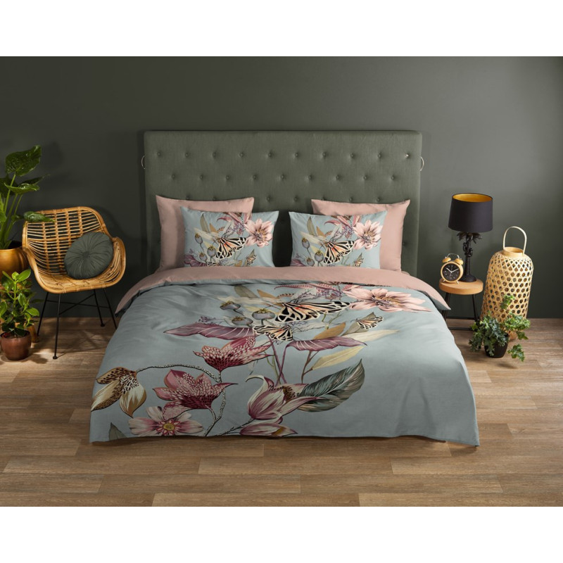 33232.Sengesæt Misty i 100% bomuld med blomster fra MyTrendyHome.dk