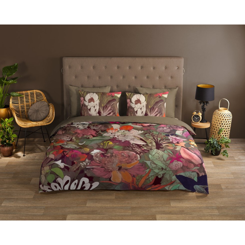 Sengesæt Markise i 100% bomuld med blomster fra MyTrendyHome.dk
