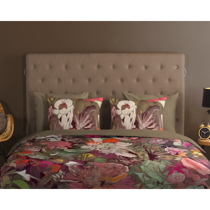 Sengesæt Markise i 100% bomuld med blomster fra MyTrendyHome.dk
