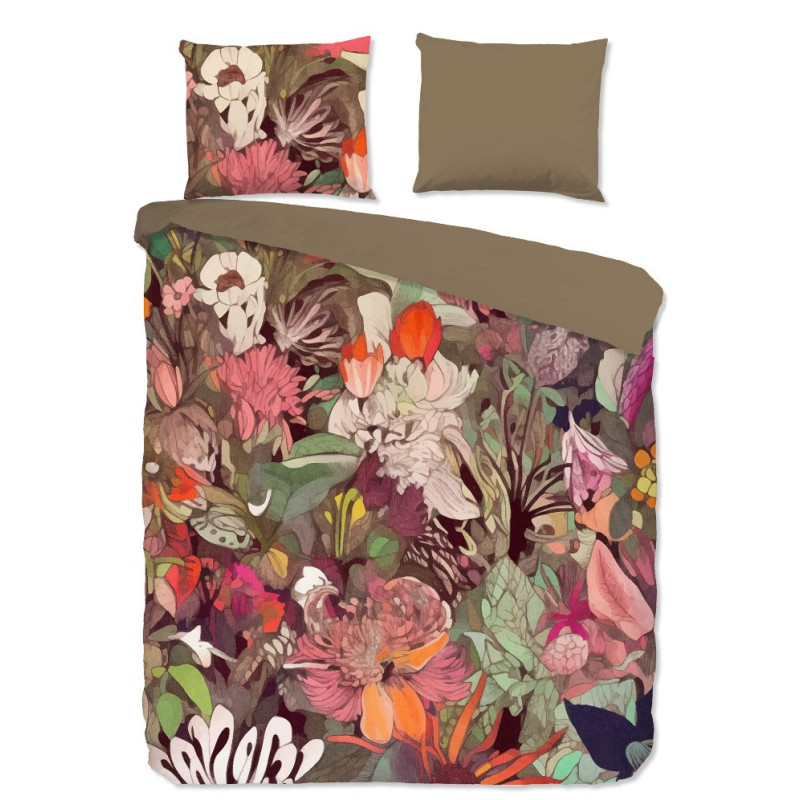 Sengesæt Markise i 100% bomuld med blomster fra MyTrendyHome.dk