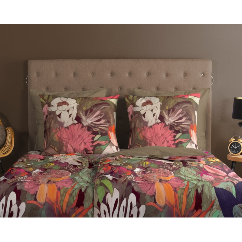 Sengesæt Markise i 100% bomuld med blomster fra MyTrendyHome.dk