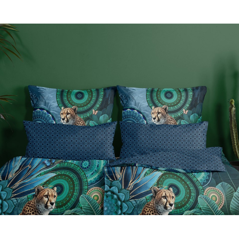 Bomuldssatin sengetøj Nyah med mandala ornament fra MytrendyHome.dk