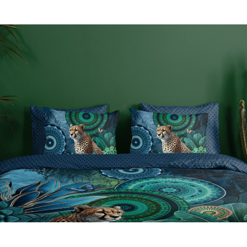 Bomuldssatin sengetøj Nyah med mandala ornament fra MytrendyHome.dk
