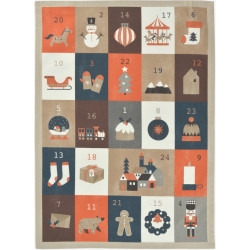Viskestykker Julekalender Orange
