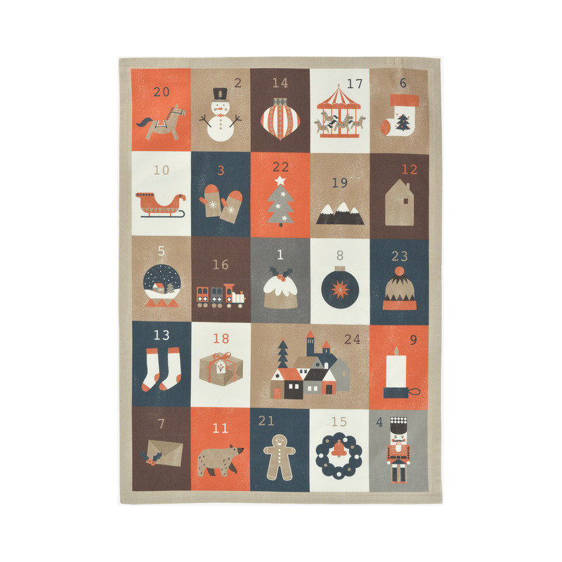 Viskestykker Julekalender Orange