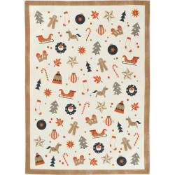 Juleviskestykker X-mas Beige