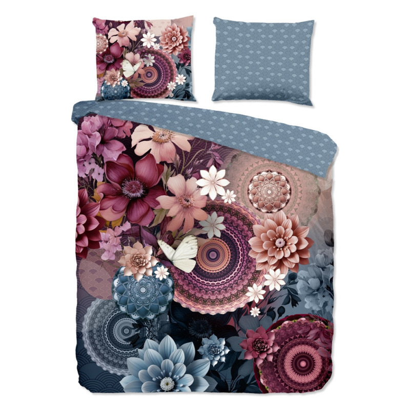 Bomuldssatin sengetøj Asher med mandala ornament fra MytrendyHome.dk