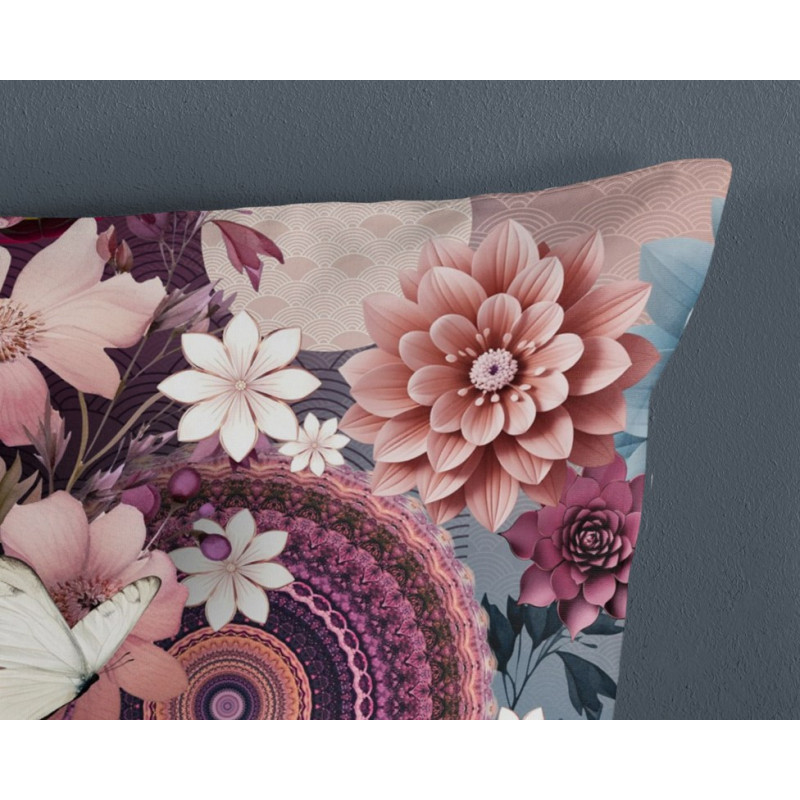 Bomuldssatin sengetøj Asher med mandala ornament fra MytrendyHome.dk