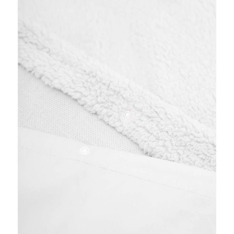 Sengetøj Cotton Teddy Anthracit med struktur af imiteret pels