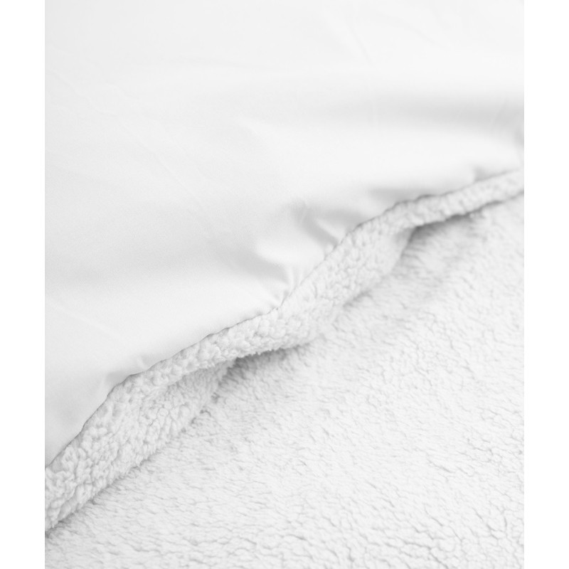 Sengetøj Cotton Teddy Anthracit med struktur af imiteret pels