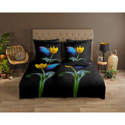 Sengesæt Hamburgi 100% bomuld med blomster fra MyTrendyHome.dk