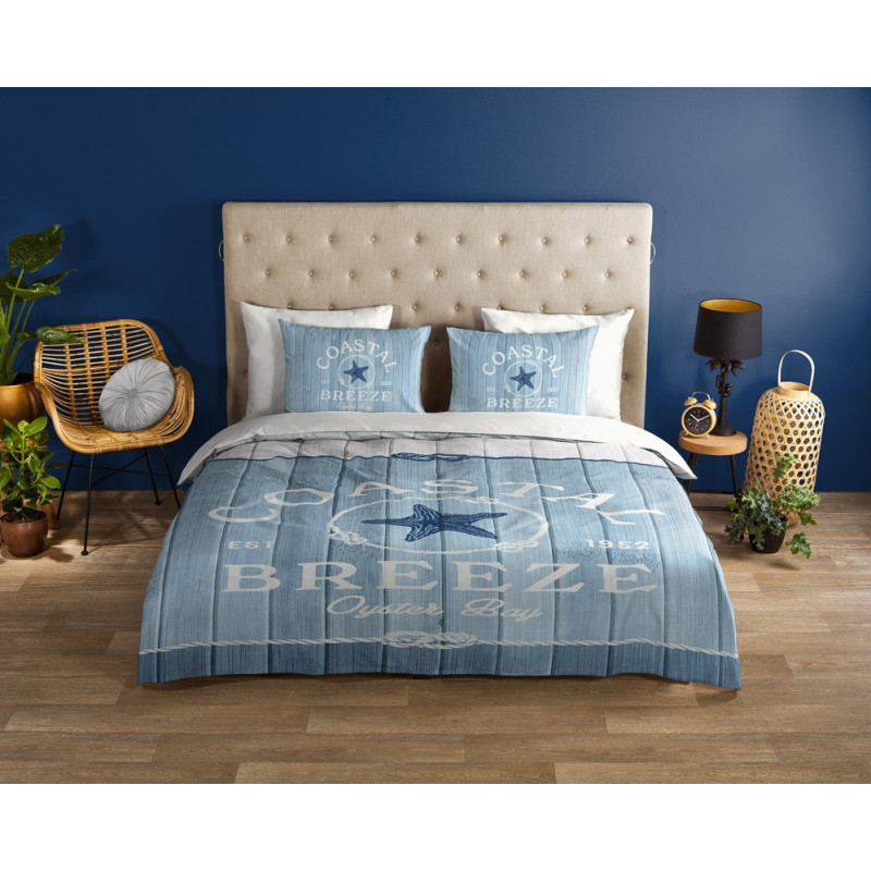 Sengesæt Breeze 100% bomuld med maritim motiv fra MyTrendyHome.dk