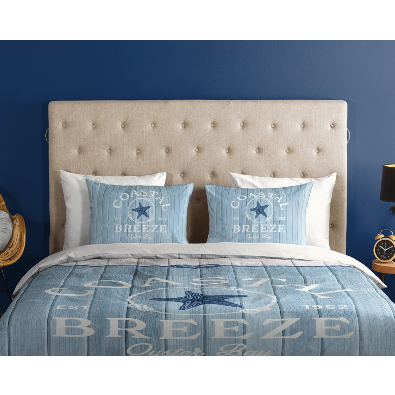 Sengesæt Breeze 100% bomuld med maritim motiv fra MyTrendyHome.dk