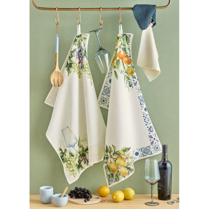 Viskestykker Citrus Fruits i bomuld af høj kvalitet fra MyTrendyHome.dk