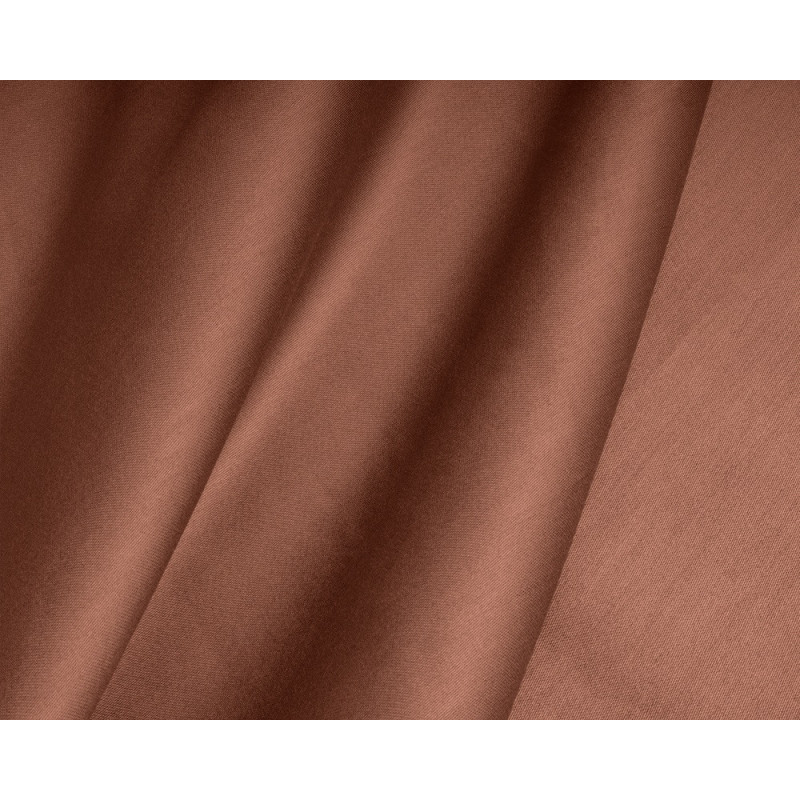Satin Split Faconlagen Brun i ren Bomuld fra MytrendyHome.dk