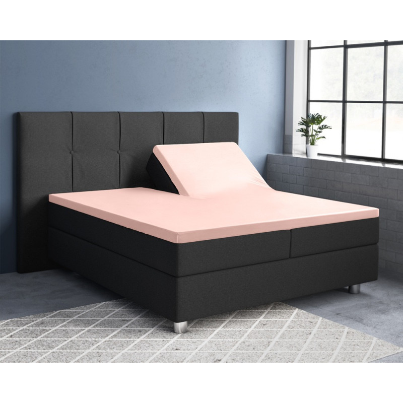 Satin Split Faconlagen Lyse Rosa i ren Bomuld fra MytrendyHome.dk