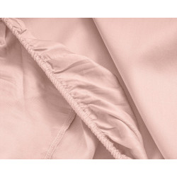 Satin Split Faconlagen Lyse Rosa i ren Bomuld fra MytrendyHome.dk