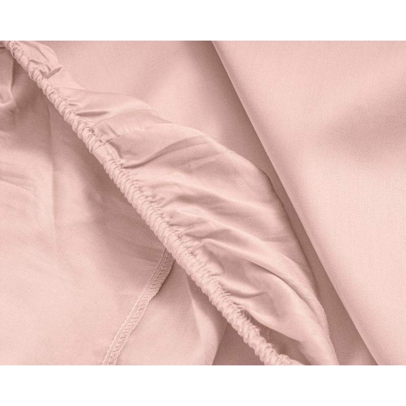 Satin Split Faconlagen Lyse Rosa i ren Bomuld fra MytrendyHome.dk