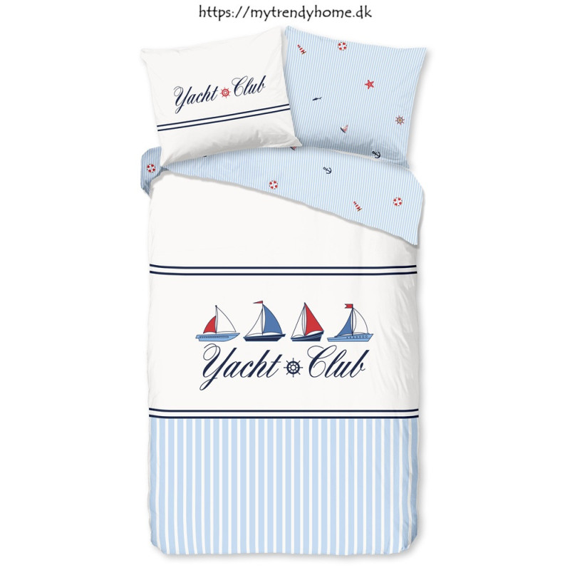 Frisk Maritim Stemning – Yachtclub Sengesæt i Luksus Bomuld fra MyTrendyHome.dk