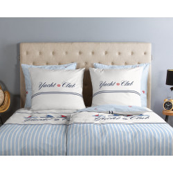 Sengesæt Meri 100% bomuld med maritim motiv fra MyTrendyHome.dk