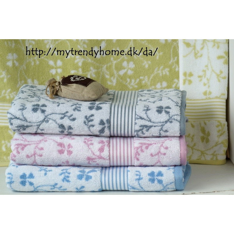 Portugisisk frotte håndklæder Vintage Floral af høj kvalitet fra MyTrendyHome.dk