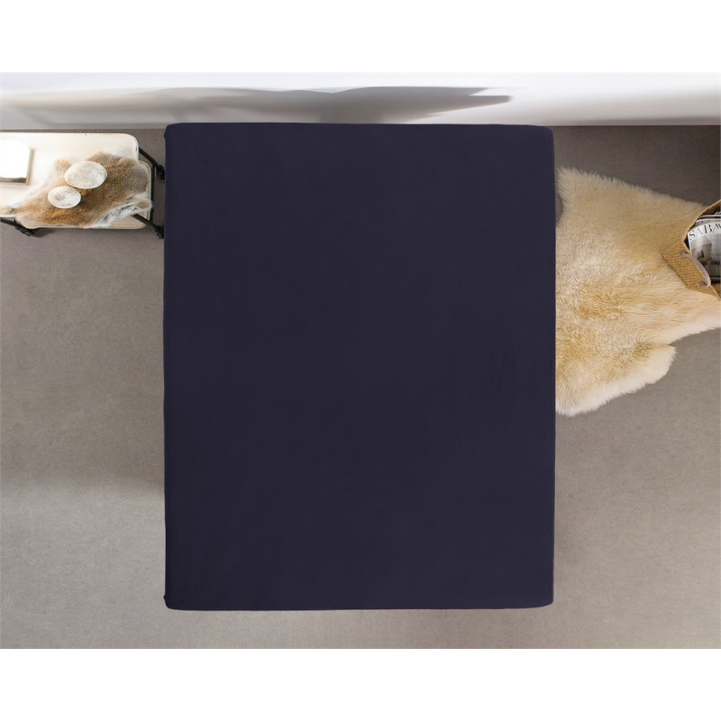 Faconlagen Double Jersey Navy