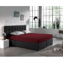 Faconlagen Double Jersey Bordeaux