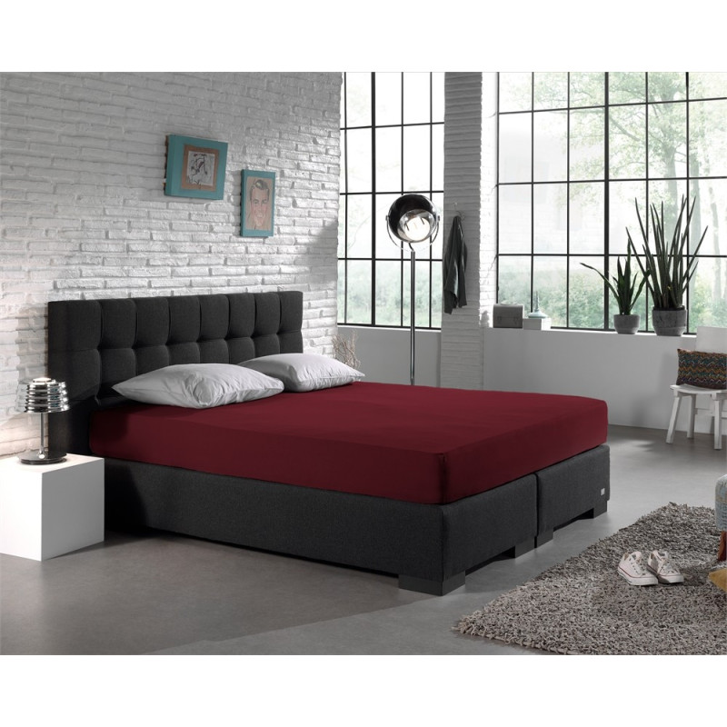 Faconlagen Double Jersey Bordeaux